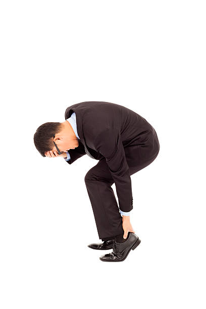 istock businessman have  the ankle pain 490614479