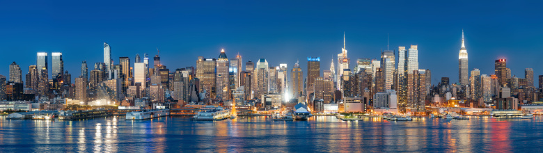 Extremely detailed panorama of New York City. 120 Megapixels.