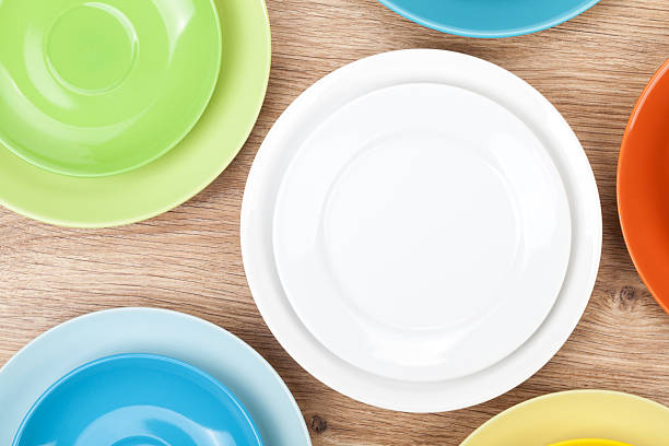 istock Colorful plates and saucers 490615927