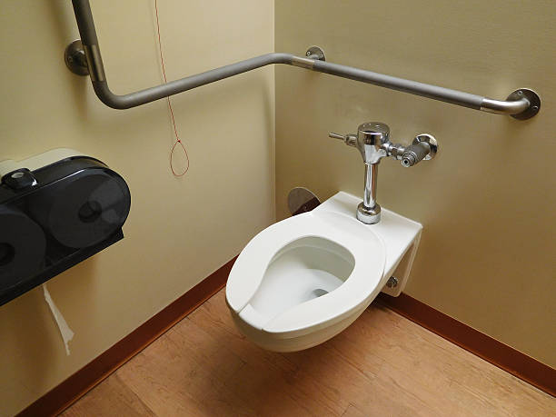 public washroom stock photo