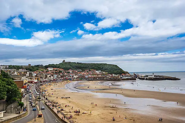 The holiday resort of Scarborough in Yorkshire