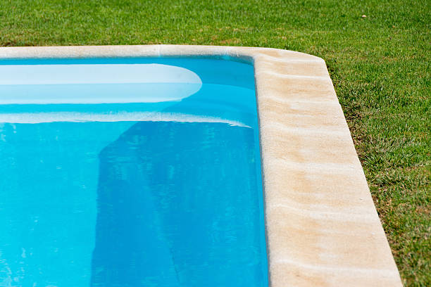 istock swimming pool on the garden 490621294