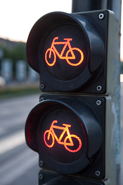 istock Bike Traffic Light Sign 490621394