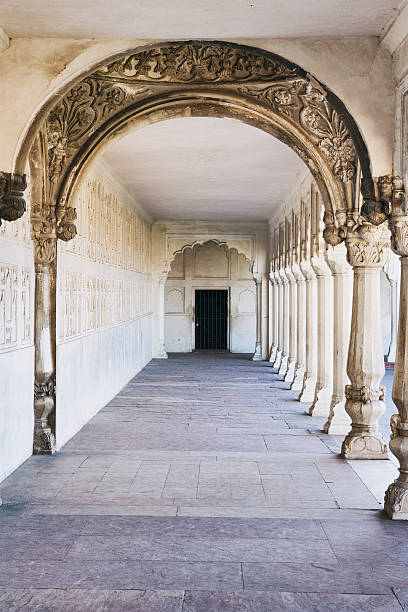 istock Interior Corridor at Agra Fort in Agra, India. 490622180