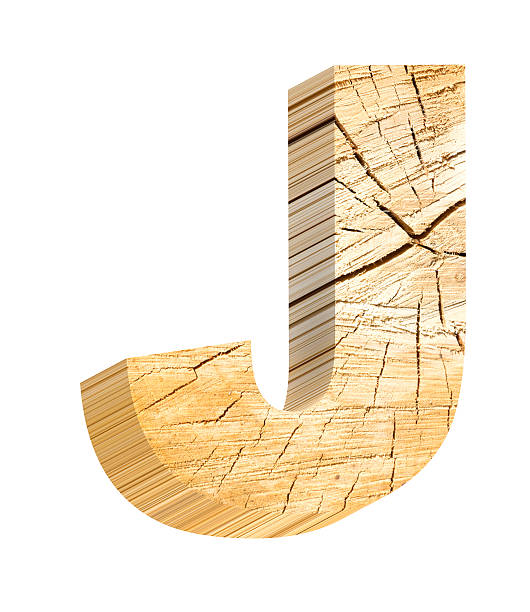 istock Letter from pine wood alphabet set isolated over white. 490633236
