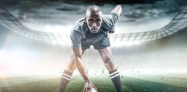 istock Composite image of rugby players 490636508