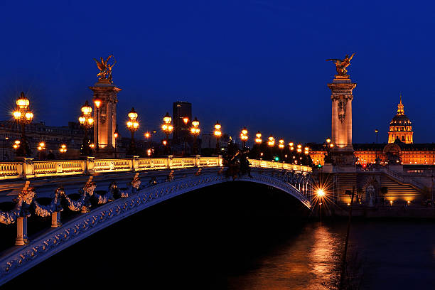 istock Pont Alexandre III at twilight, Paris 490636918