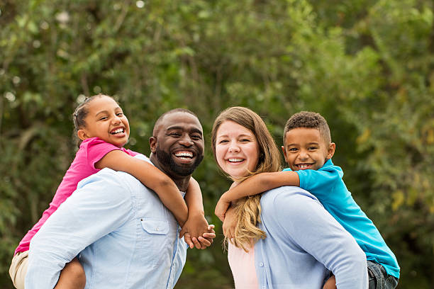 família multicultural - miscigenado - fotografias e filmes do acervo