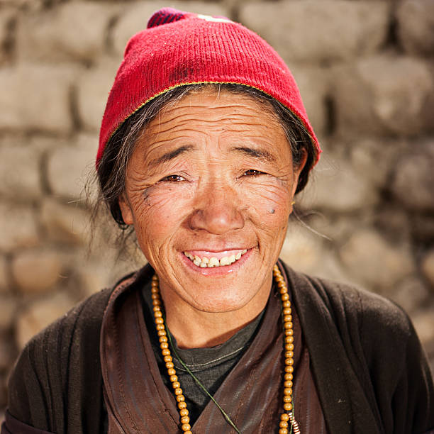 istock Tibetan woman, Lo Manthang, Upper Mustang 490638346