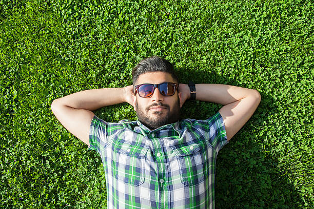 istock Middle eastern arab fashion model is resting 490640618