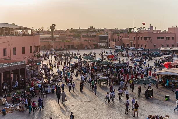 istock Marrakech, Morocco - Circa September 2015 - sunrise over marrake 490641126