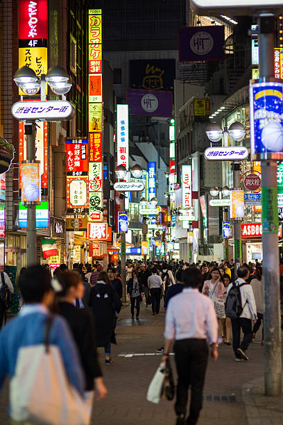 istock Crowd in Tokyo In The Night 490641322