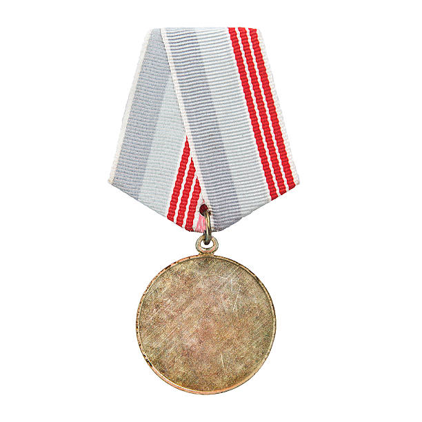 medal na białym tle - medal bronze medal military star shape zdjęcia i obrazy z banku zdjęć