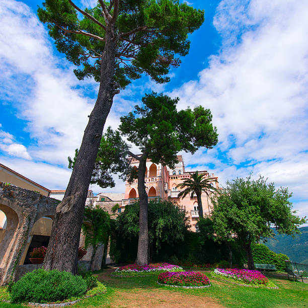 Ravello en la costa de Amalfi - foto de stock