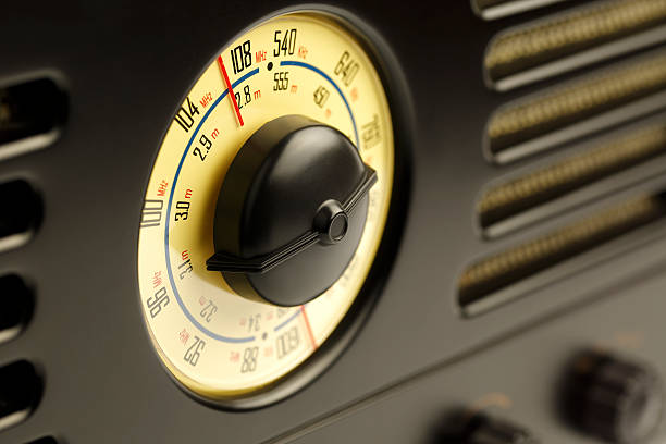 istock Retro radio knob Close-up 490646148