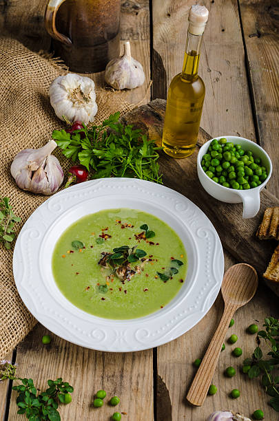 istock Soup of young peas 490646182