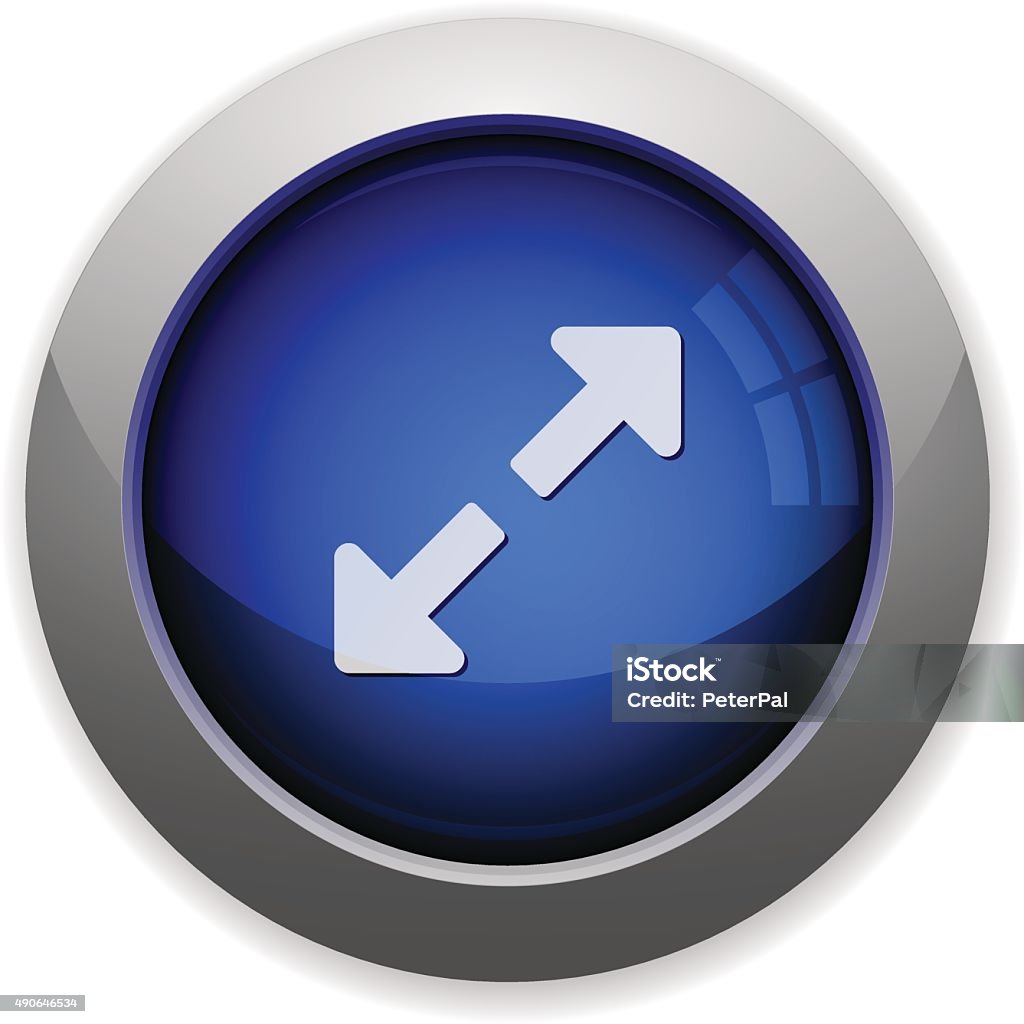 Resize Button Stock Illustration - Download Image Now - 2015 ...