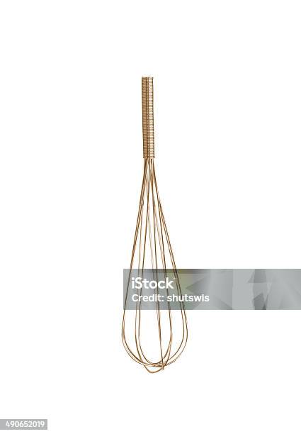 Stainless Steel Whisk Isolated Stock Photo - Download Image Now - Appliance, Baking, Blender