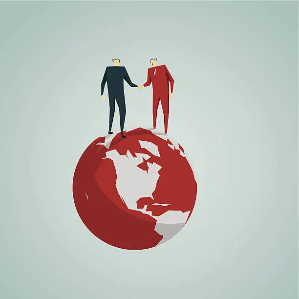 Vector illustration of Global Business