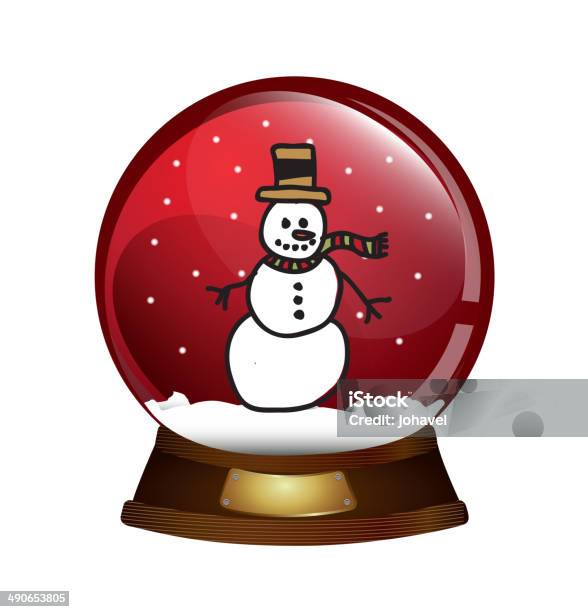 Bola De Natal - Arte vetorial de stock e mais imagens de Bola de neve - Bola de neve, Bola de Árvore de Natal, Boneco de neve