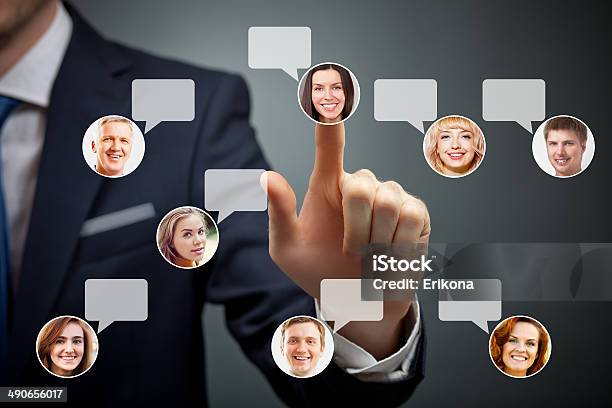 Social Networking People Stock Photo - Download Image Now - Adult, Blogging, Business