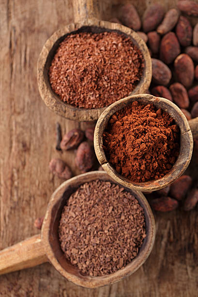 istock cocoa powder in spoon on roasted chocolate beans 490656579