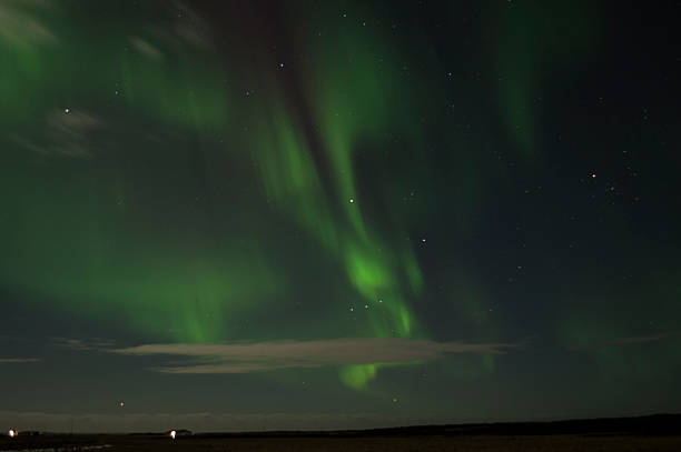 istock Northern lights in the iceland sky 490658015