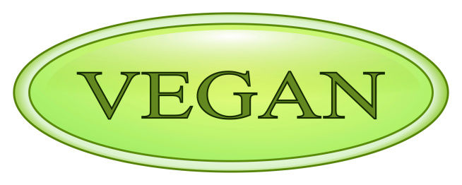 vegan symbol isolated on white background