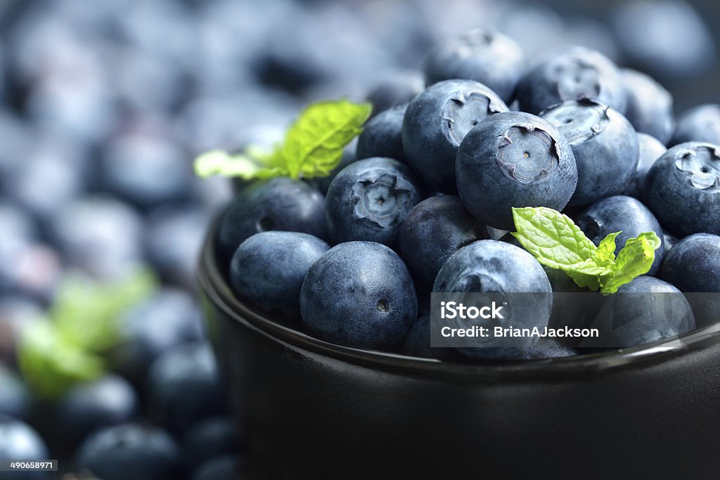 Blueberry Blueberry antioxidant organic superfood in a bowl concept for healthy eating and nutrition Antioxidant Stock Photo