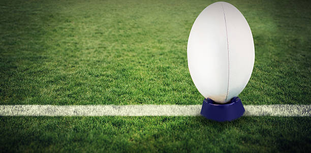istock Composite image of rugby ball 490659334