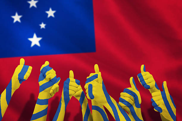 istock Composite image group of hands giving thumbs up 490662052
