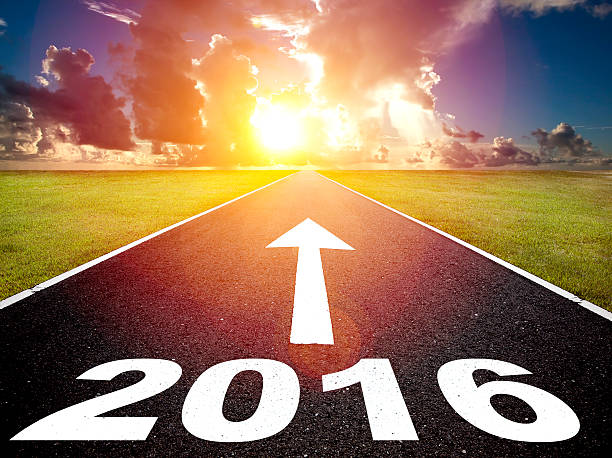 istock road to new yea 2016  and  sunrise background 490662484