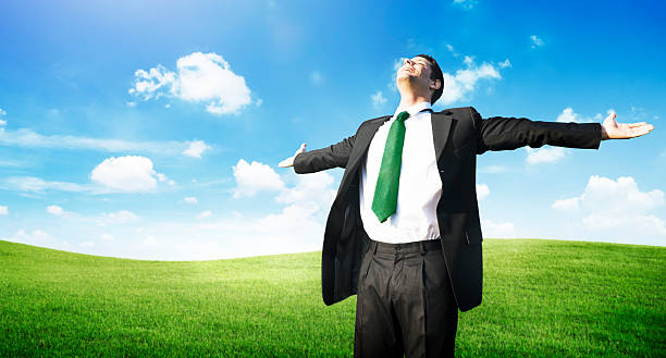 istock Businessman Freedom Relaxation Getaway Refreshment Concept 490666484