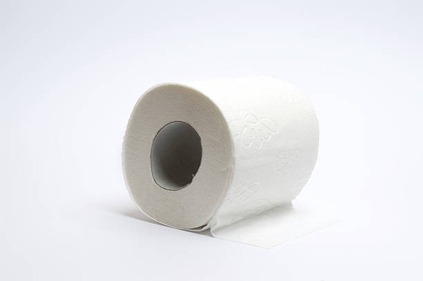 istock toilet paper on white background 490667056