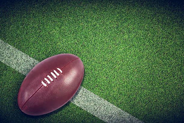istock Composite image of american football 490667126