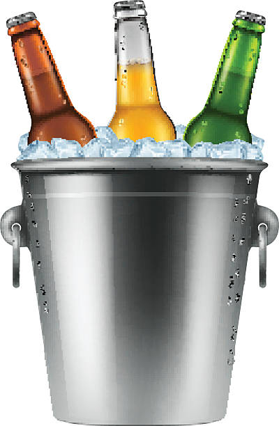 Ice Bucket Hd Transparent, Ice Bucket Ice Cup Cartoon Hand Drawn Ice Bucket  Hand Painted Real Ice Bucket, Ice Clipart, Cool, Summer PNG Image For Free  Download