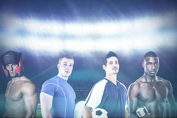 istock Composite image of fit people 490669392