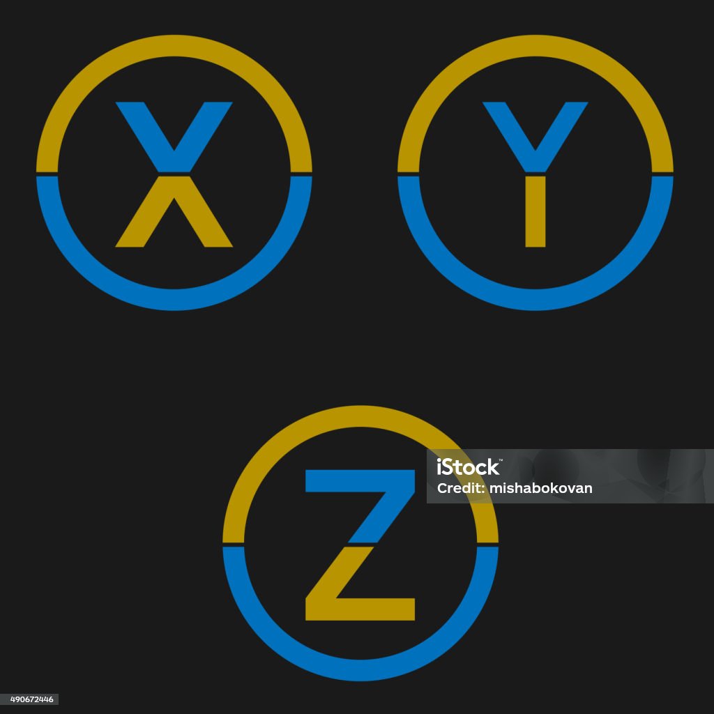 Xyz Letter Example Letters Stock Illustration - Download Image Now - 2015, Alphabet, Art ...