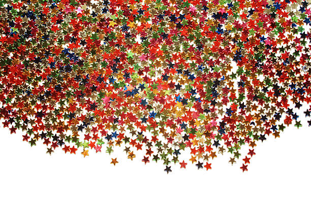 istock Scattering of tiny stars. Macro. Star background. 490673574