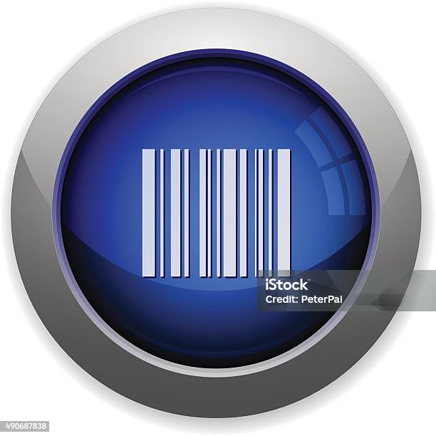 Barcode Button Stock Illustration - Download Image Now - Backgrounds ...
