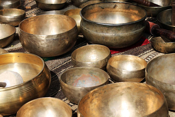 istock Singing Bowls at a market 490689304