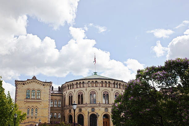 istock Norwegian parliament bulding. 490690117