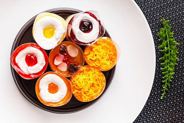 istock Butter cupcakes delicious in the white dish. 490690372