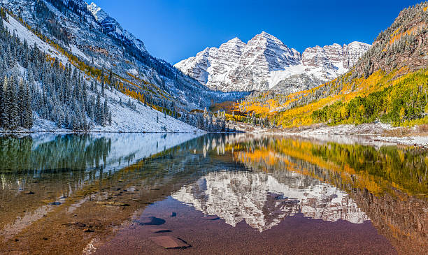 istock Maroon Bells national park in Falls, Aspen, Colorado. 490690573