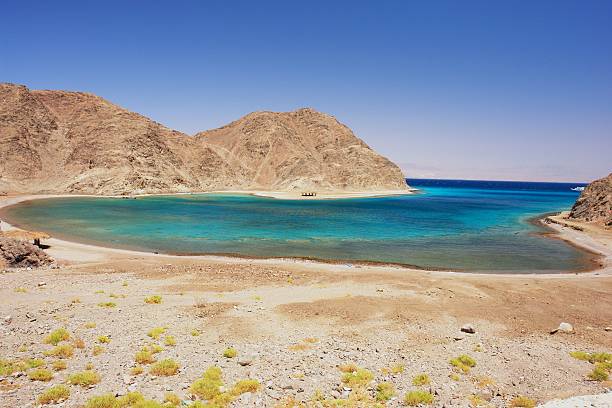 Taba, Egypt View of the fjord in Taba, Egypt taba stock pictures, royalty-free photos & images
