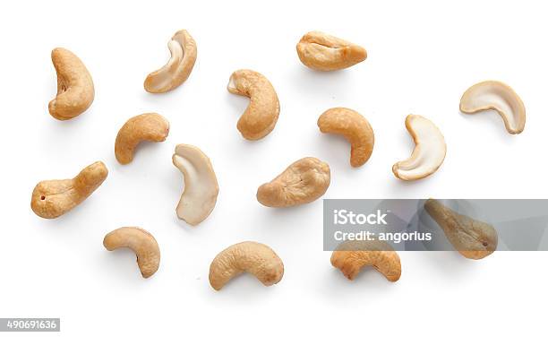 Set Of Cashew Stock Photo - Download Image Now - Cashew, Cut Out, Seed