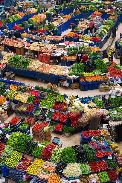 istock Fresh fruits and vegetables market 490691899