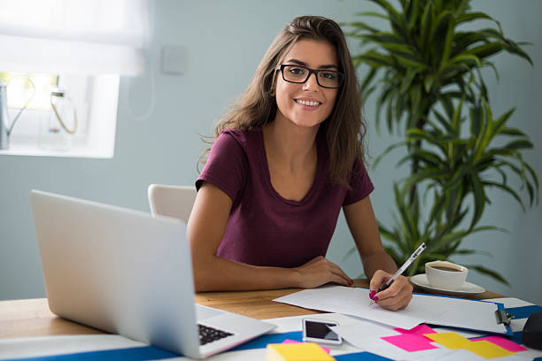istock Hardworking woman doesn't seem tired 490692296