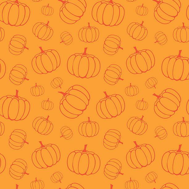 패턴 pumpkins - pumpkins stock illustrations