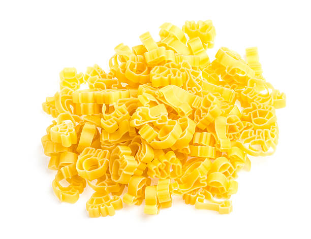 istock Raw yellow Italian pasta 490693125
